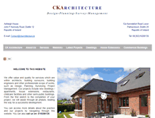 Tablet Screenshot of ckarchitecture.ie